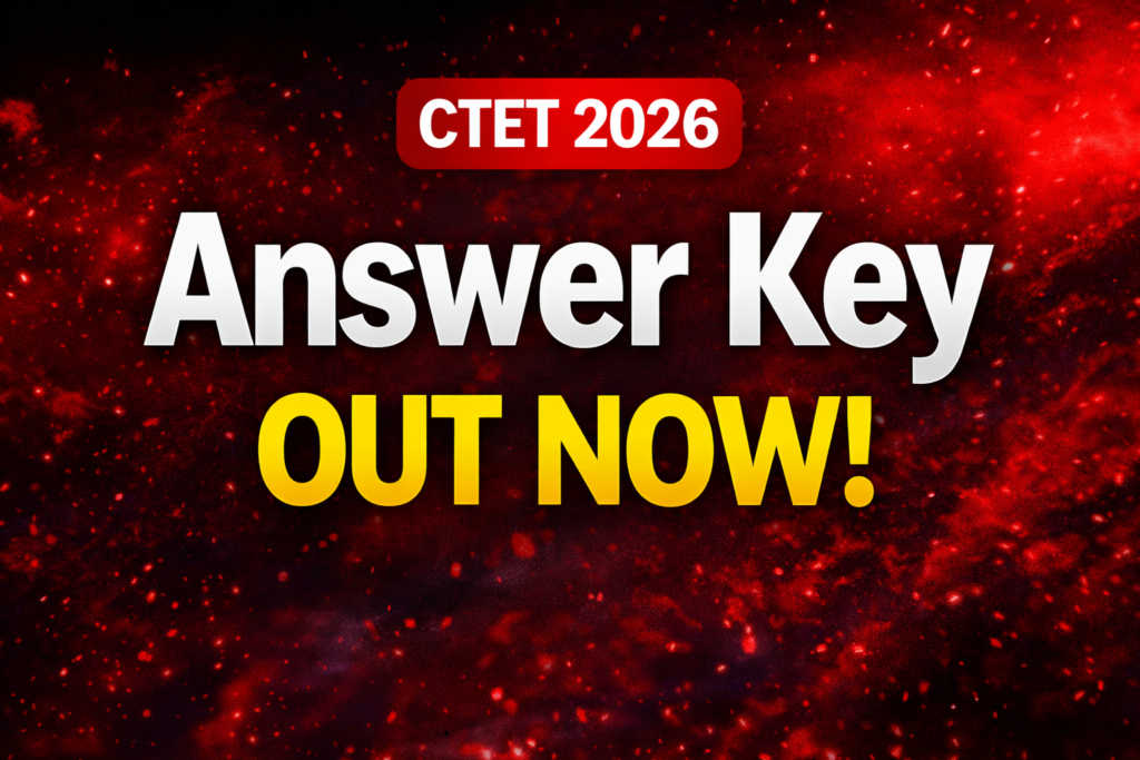 CTET Answer Key 2026 Download PDF OMR Sheet