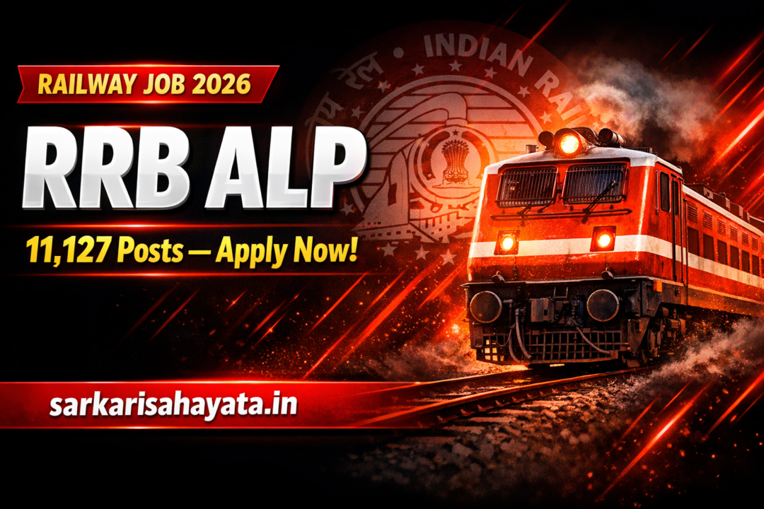 RRB ALP Recruitment 2026 11127 Posts Apply Online