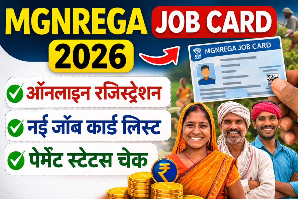 MGNREGA Job Card 2026 Online Registration, Job Card List aur Payment Status Check